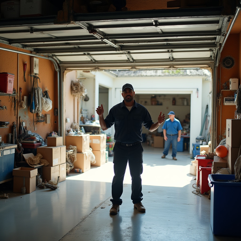 Complete garage cleanout and organization service